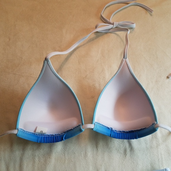 NWT BEAUTIFUL IN BLUE! Ombre String Bikini - Picture 5 of 7